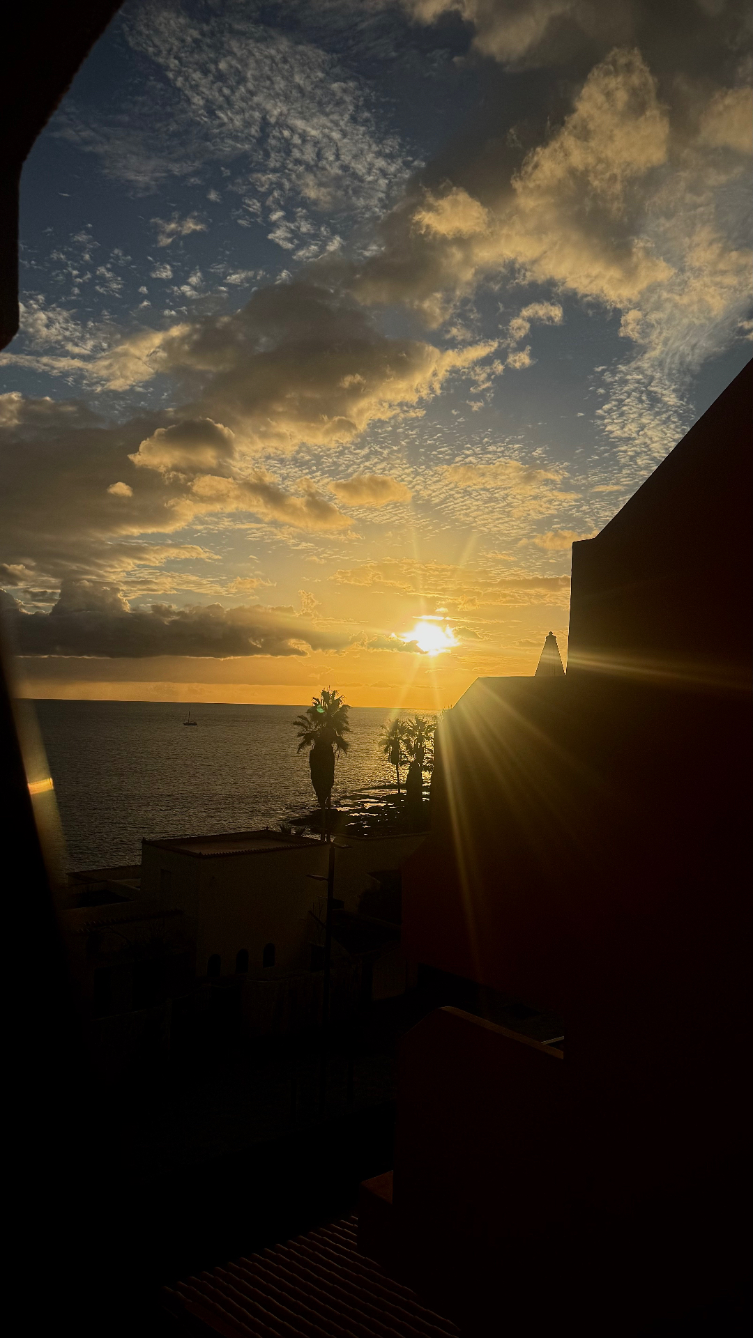 Atlantic sunset from Tenerife